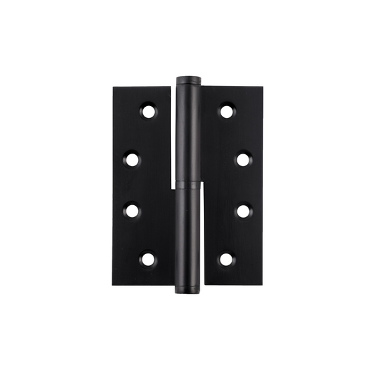 Hinge - Right Hand Lift Off Matt Black 100mm x 75mm