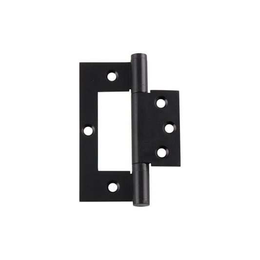 Hinge - Hirline Matt Black 100mm x 49mm