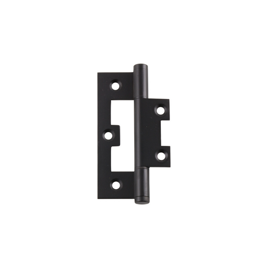Hinge - Hirline Matt Black 89mm x 35mm