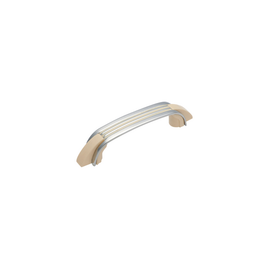 Deco Pull Handle Chrome/Ivory