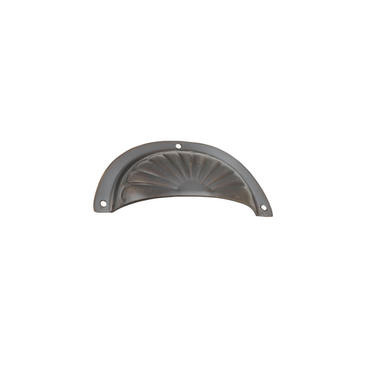 Drawer Pull Fluted Antique Brass