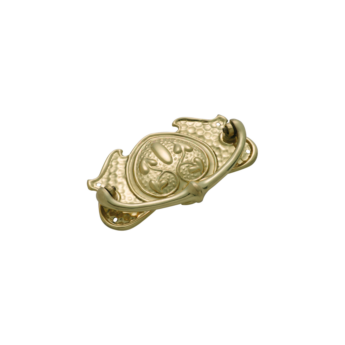 Cabinet Handle - Nouveau Large Polished Brass