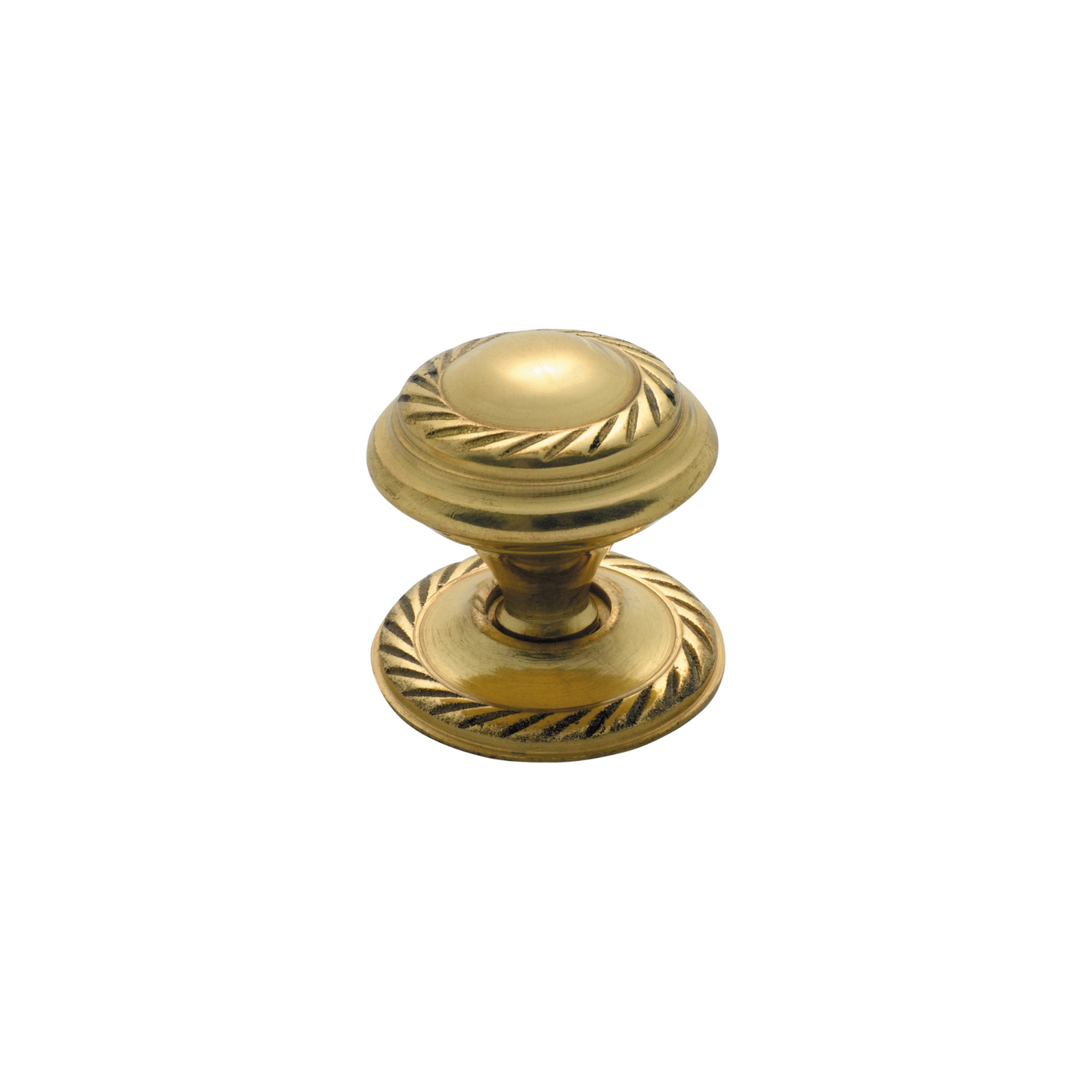 Georgian Cupboard Knob Polished Brass 25mm