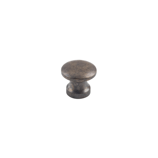 Cupboard Knob Curved Antique Brass 13mm