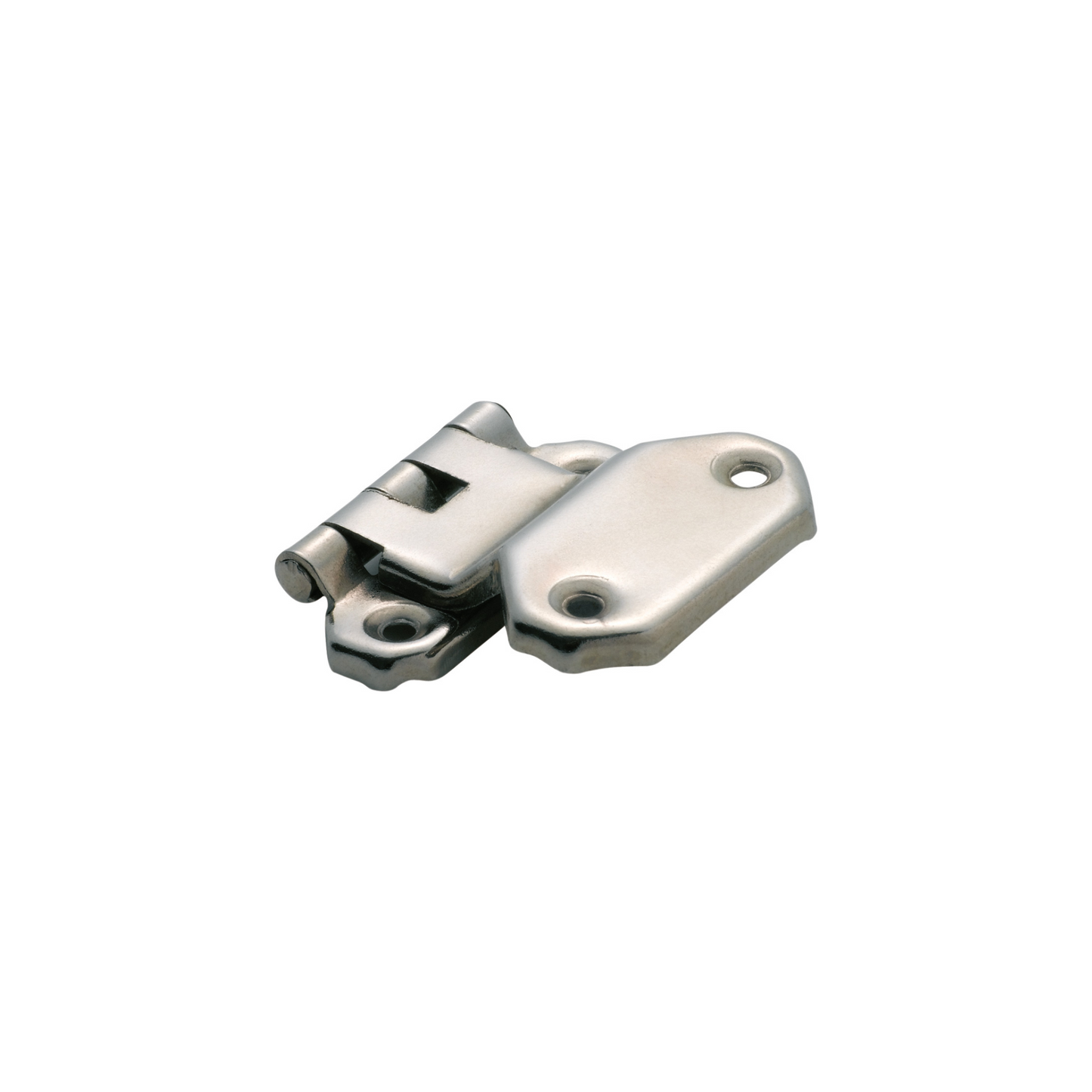 Offset Hinge - Fold Over Satin Nickel