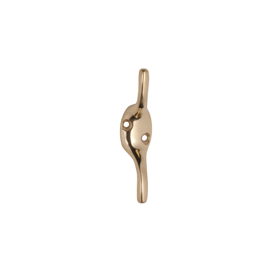 Cleat Hook Polished Brass
