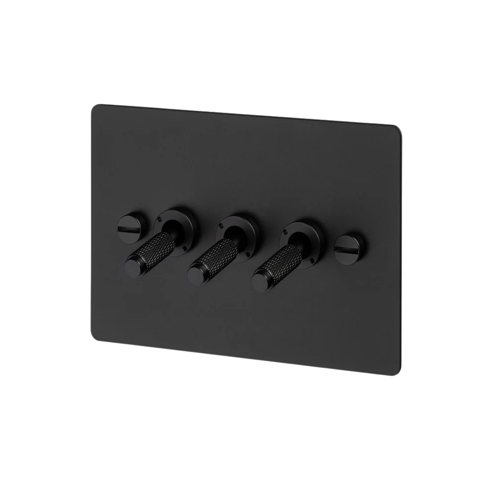3G Toggle / Horizontal / 2-Way / Cross / Black