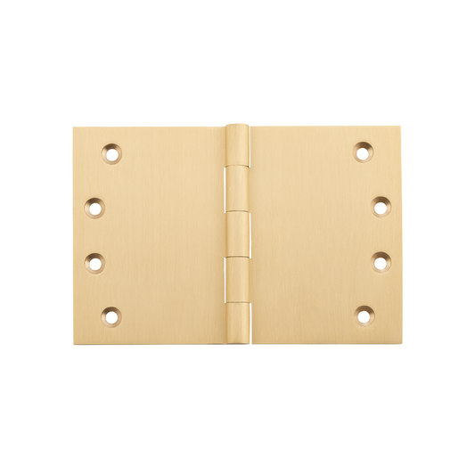 Hinge - Broad Butt Satin Brass 100mm x 150mm