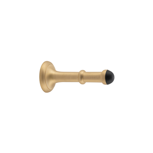 Door Stop - Concealed Fix Satin Brass 100mm