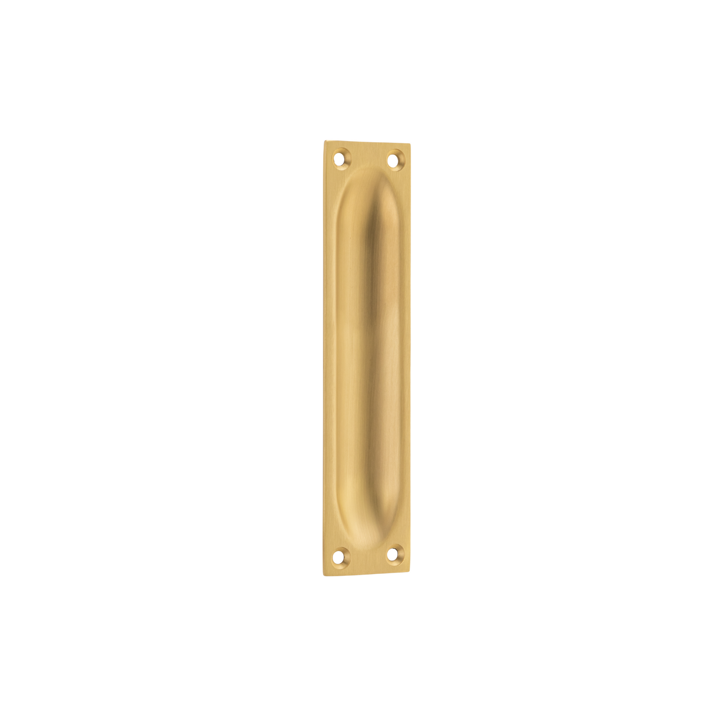 Classic Flush Pull Large Satin Brass