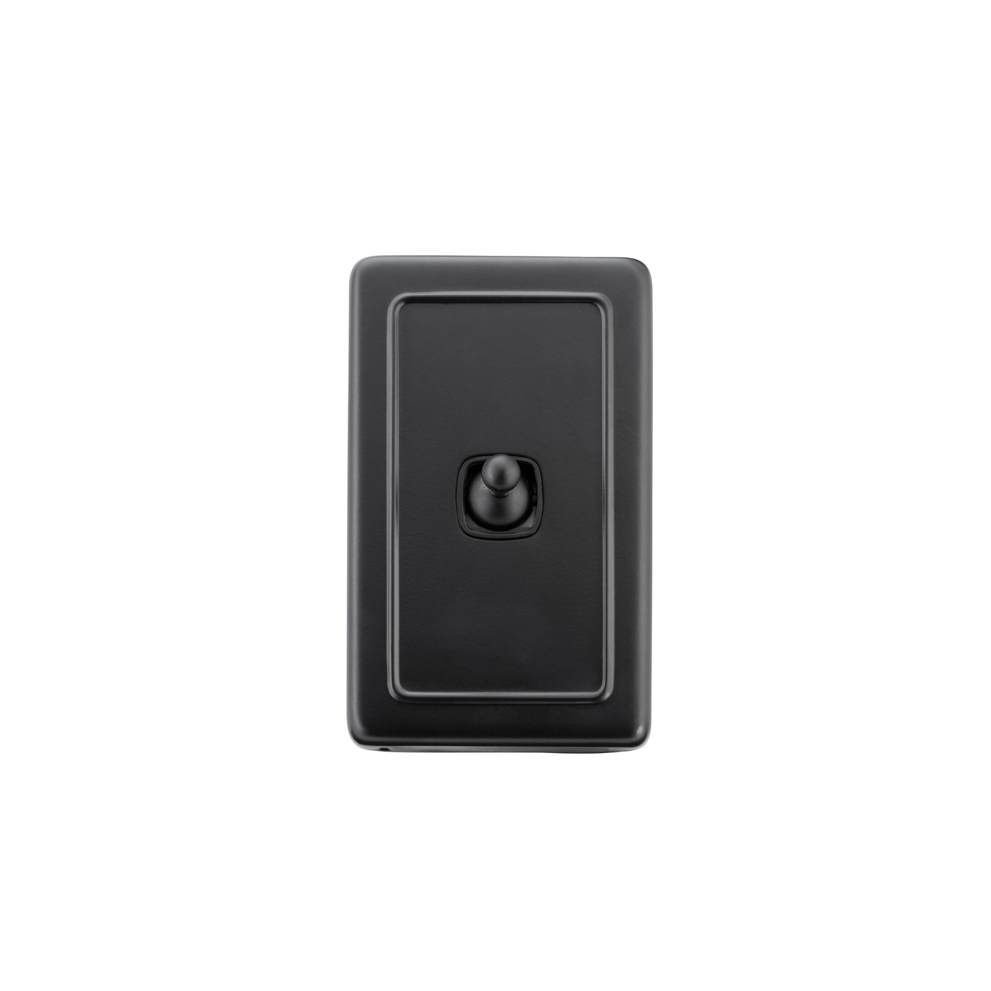 Switch - Toggle 1 Gang Matt Black/Black