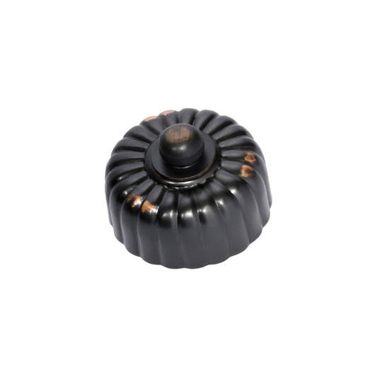 Fluted Dimmer Antique Copper