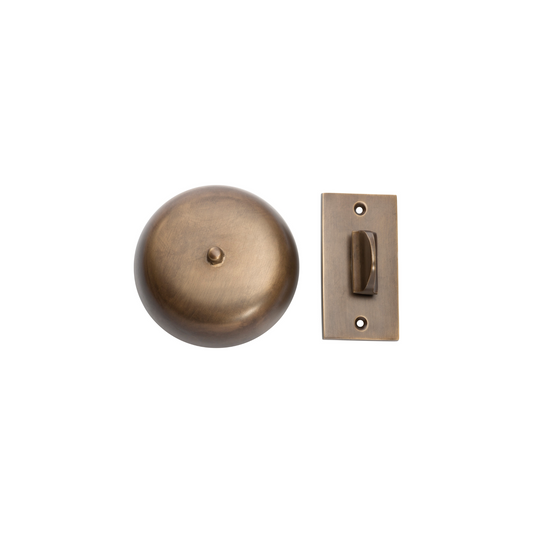 Plain Turn Bell Antique Brass