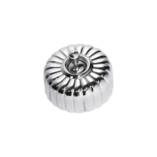 Fluted Switch Polished Chrome