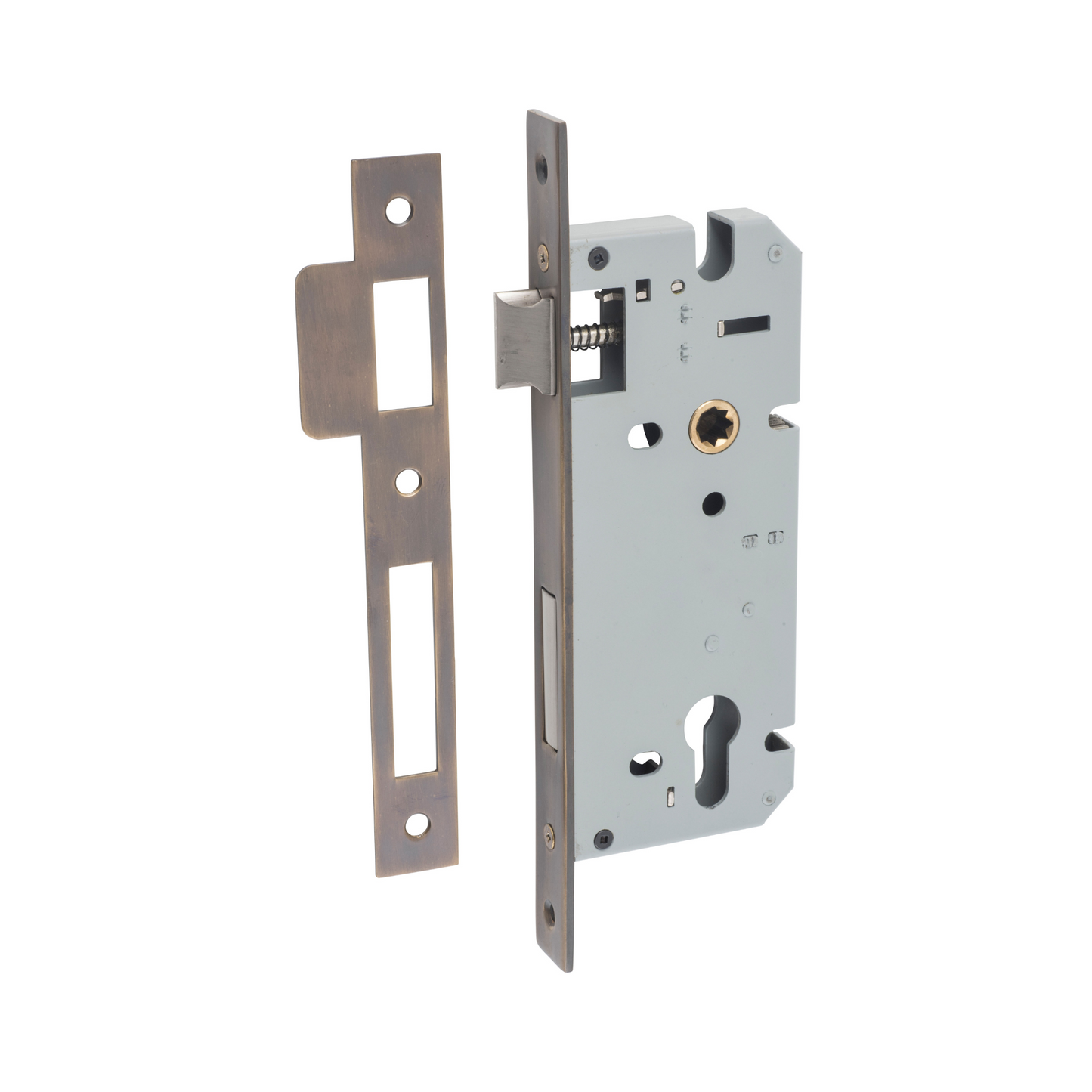 85mm Euro Lock Signature Brass 45mm