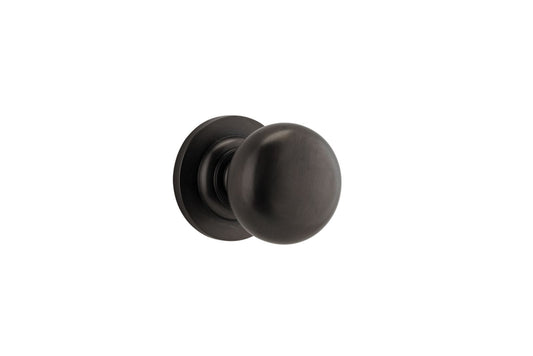 Cambridge Knob on Rose Signature Brass