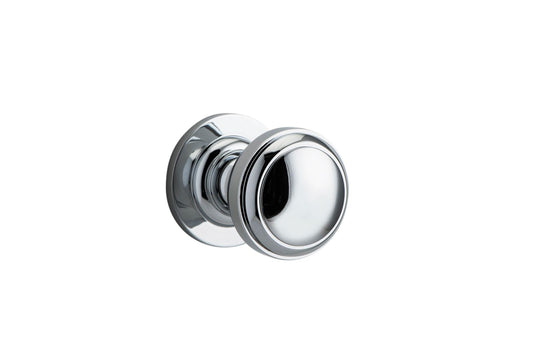 Paddington Knob on Rose Polished Chrome