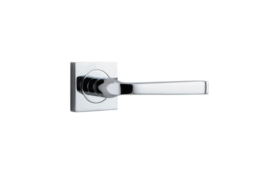 Annecy Lever on Square Rose Polished Chrome