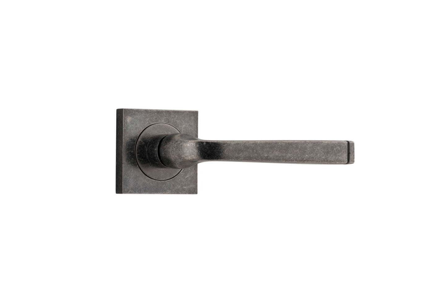 Annecy Lever on Square Rose Distressed Nickel