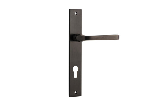 Annecy Lever Rectangular Signature Brass