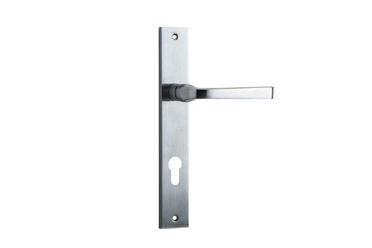 Annecy Lever Rectangular Brushed Chrome