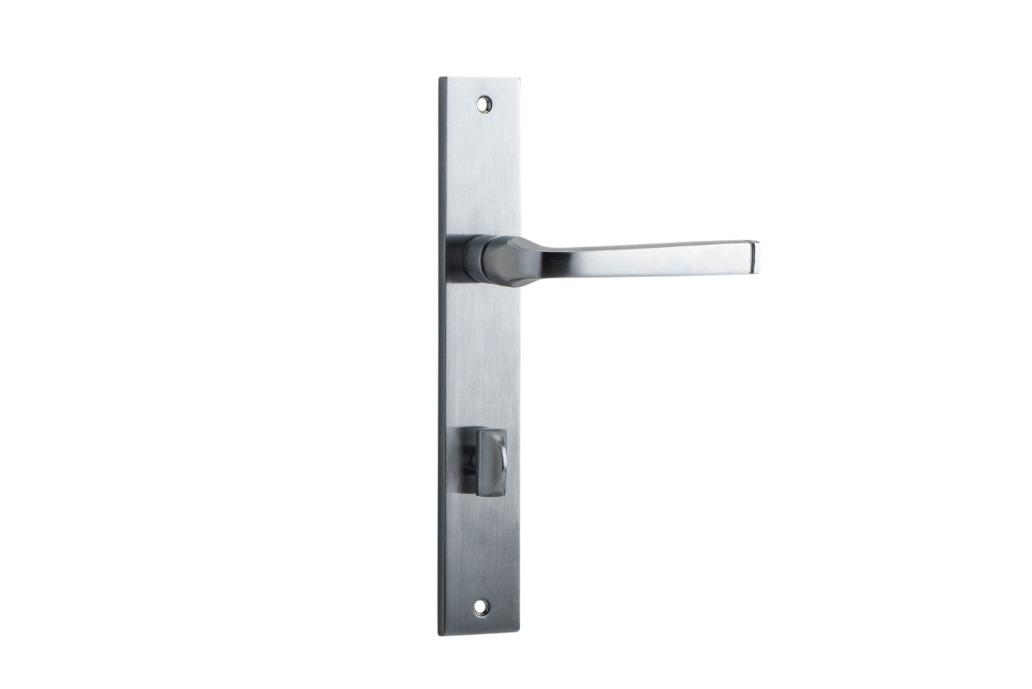 Annecy Lever Rectangular Brushed Chrome