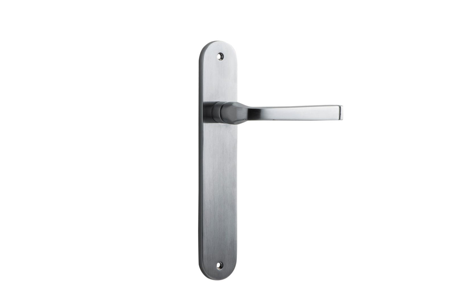 Annecy Lever Oval Brushed Chrome