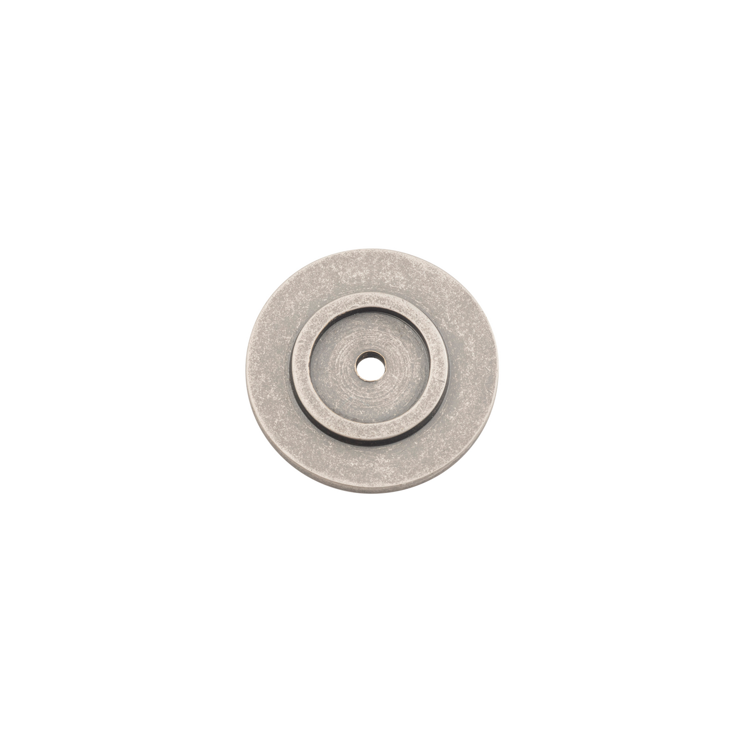 Knob Backplate Rumbled Nickel 25mm