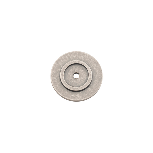 Knob Backplate Rumbled Nickel 25mm