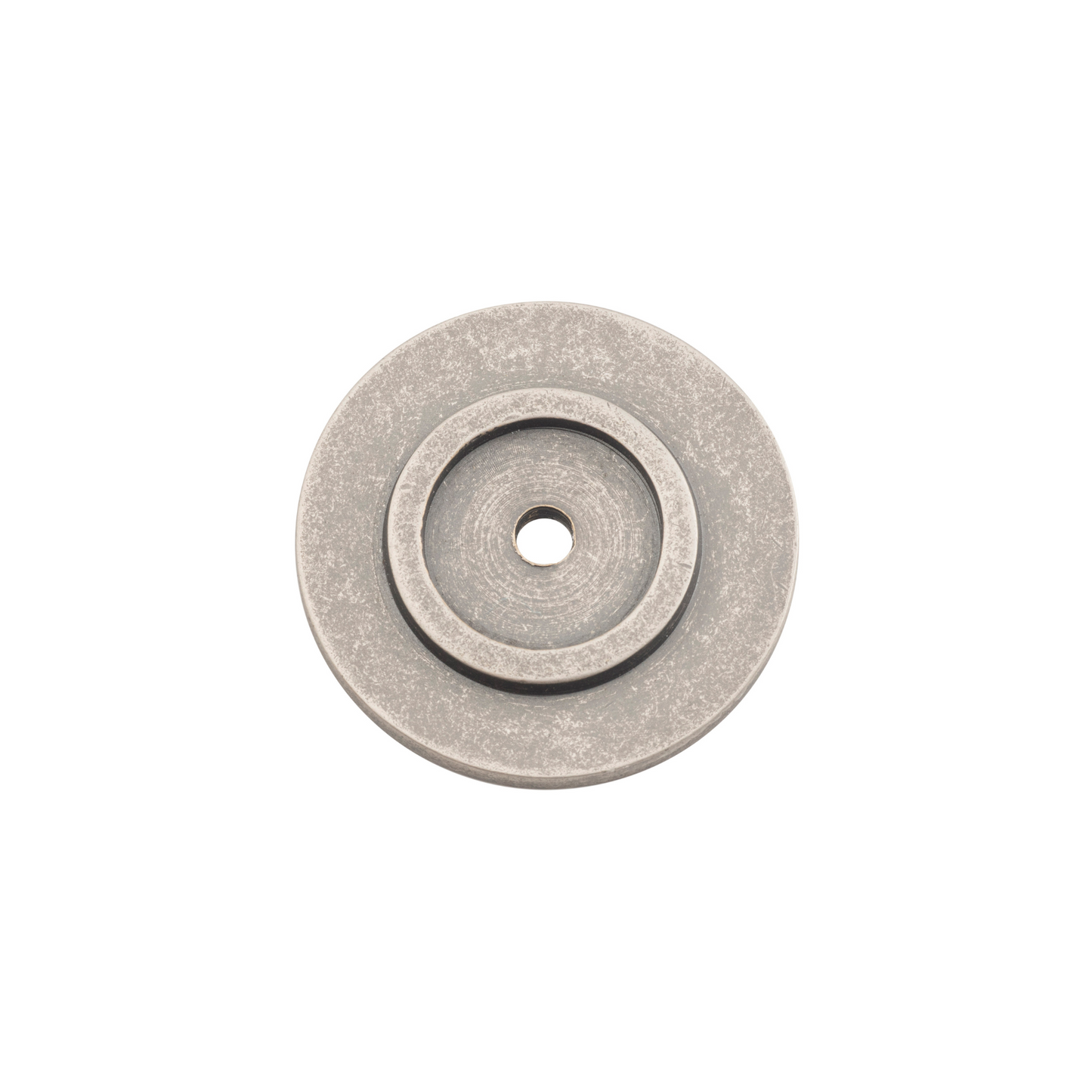 Knob Backplate Rumbled Nickel 38mm