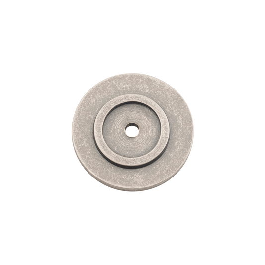 Knob Backplate Rumbled Nickel 38mm
