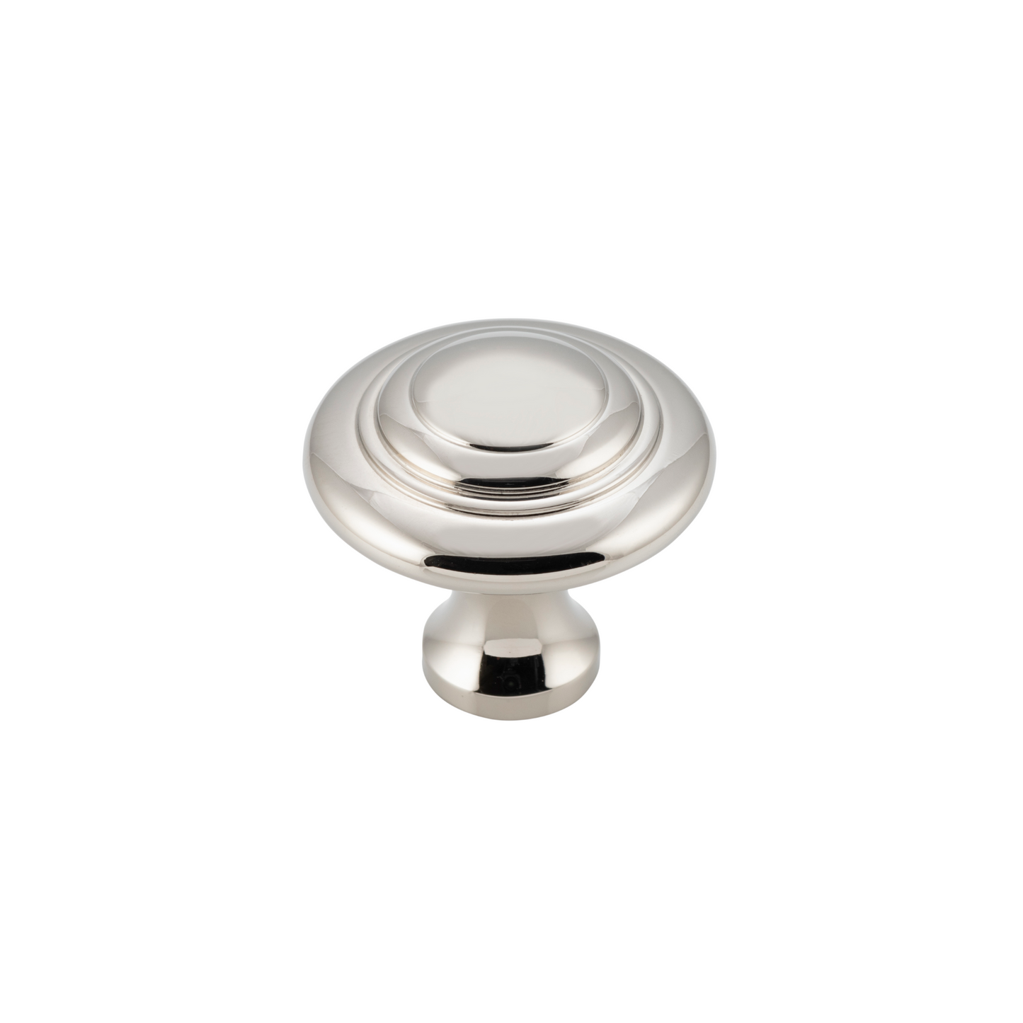 Cupboard Knob Domed Polished Nickel 32mm