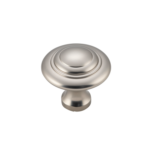 Cupboard Knob Domed Satin Nickel 38mm