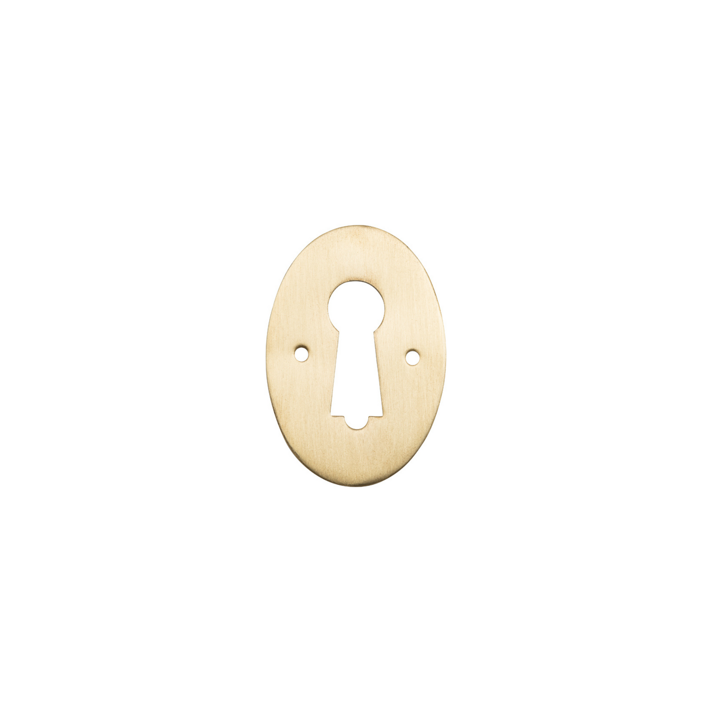 Pressed Escutcheon Satin Brass
