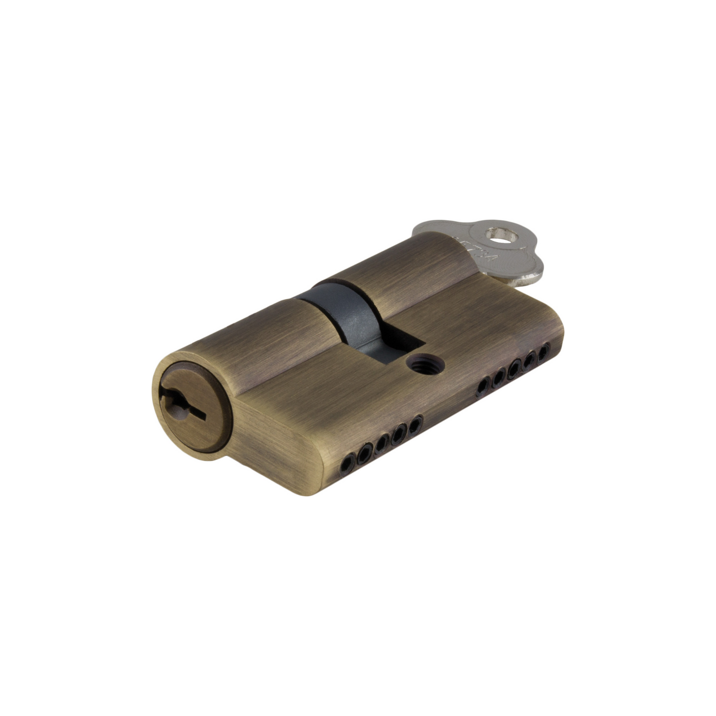 Euro Cylinder Dual Function Antique/Signature Brass 80mm