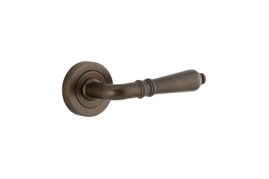 Sarlat Lever on Rose Signature Brass
