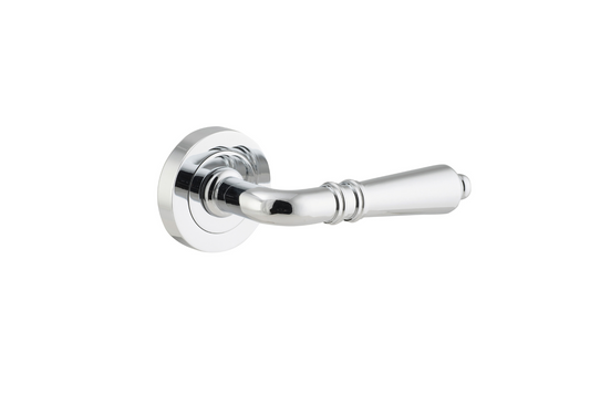 Sarlat Lever on Rose Polished Chrome