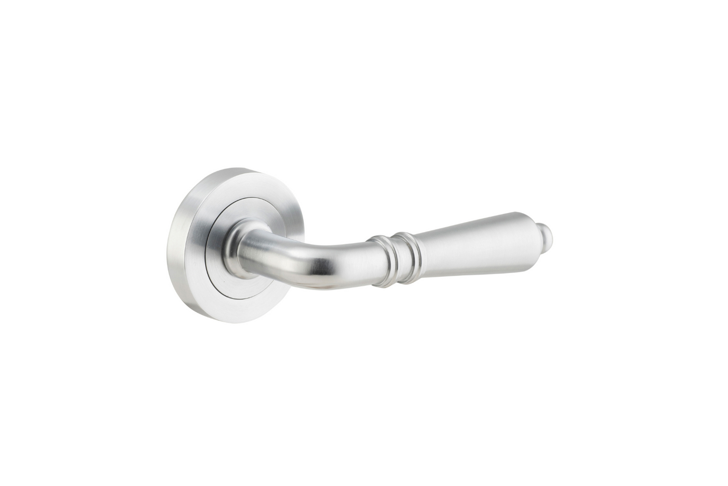 Sarlat Lever on Rose Brushed Chrome