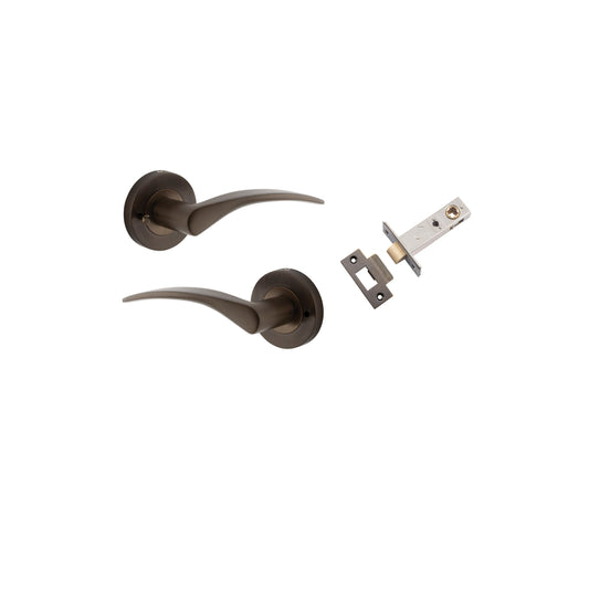 Oxford Lever on Rose Signature Brass Inbuilt Privacy Kit