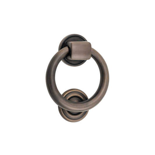 Ring Door Knocker Signature Brass