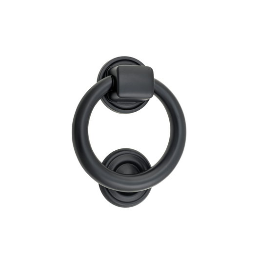 Ring Door Knocker Matt Black