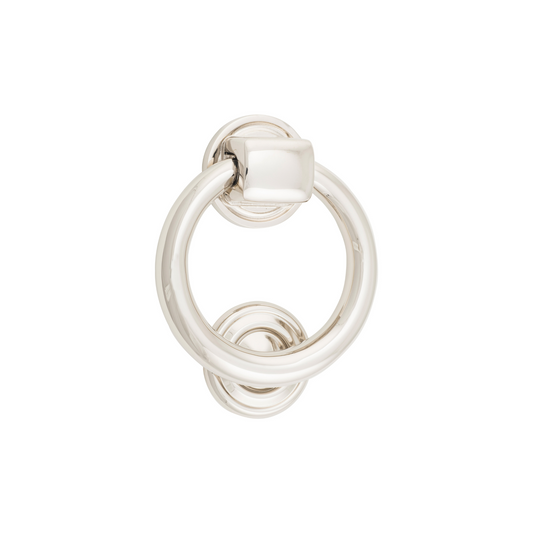 Ring Door Knocker Polished Nickel