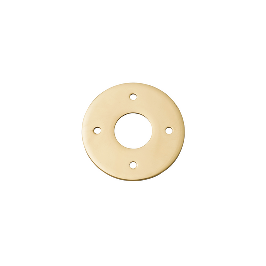 Adaptor Plate (Pair) Round Polished Brass