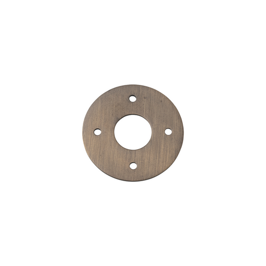Adaptor Plate (Pair) Round Signature Brass
