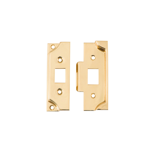 Rebate Kit to suit Split Cam Tube Latch Polished Brass