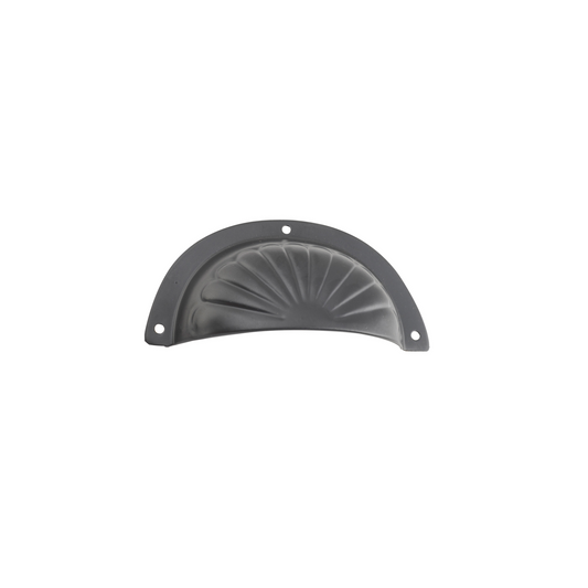 Drawer Pull Fluted Matt Black