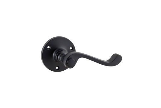 Milton Lever On Rose Matt Black