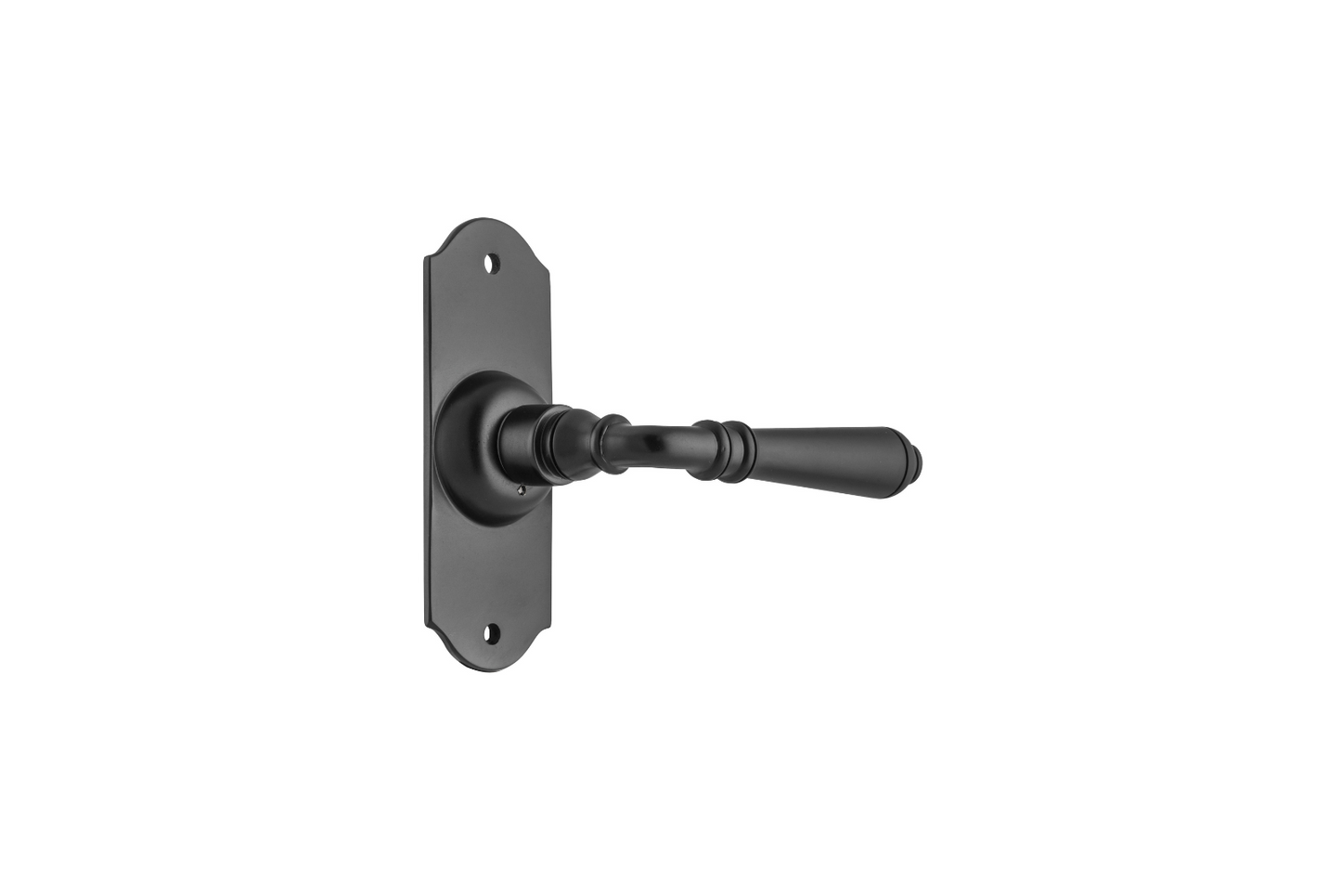 Reims Lever Short Backplate Matt Black