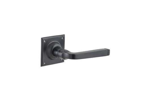 Menton Lever On Square Rose Matt Black