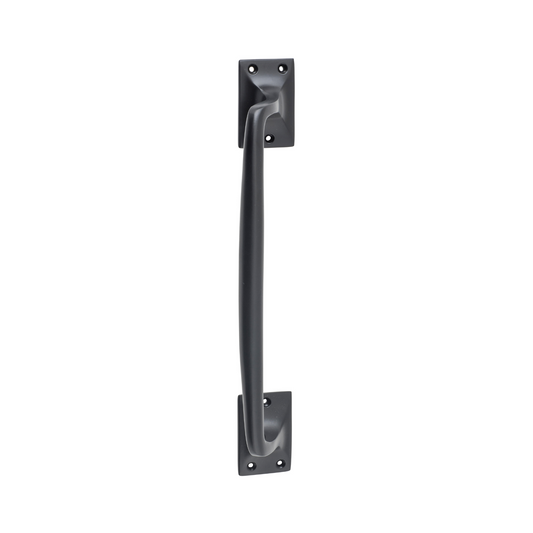 Classic Offset Pull Handle Matt Black 305mm